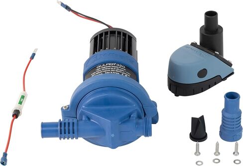 Whale Gulper Toilet Pump for Holding Tank - Electric Discharge/Pump-Out - 4.6 GPM Flow Rate - 12V/24V in Saudi Arabia