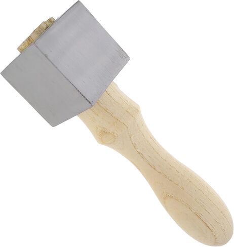 The Beadsmith Square Head Hammer – Metal Elements – 10.5 Inches Long, Wooden Handle, 1.75LB Head with a 50mm Face – Steel Mallet for Stamping, Dapping and Chasing in Saudi Arabia