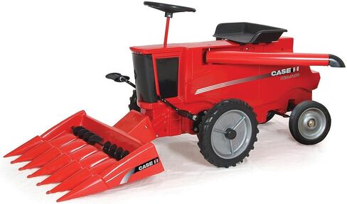 Scale Models Case IH Axial-Flow Pedal Combine with Corn Head, Made in The USA ZSM1632 in Saudi Arabia
