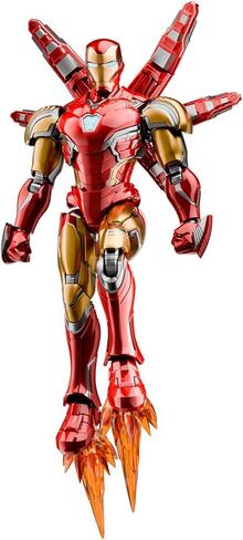 مجموعات نماذج BLOKEES Champion Class Marvel Infinity Saga Iron Man Mark LXXXV EX، مجموعة نماذج مفصلية مكونة من 167 قطعة مع لمسة نهائية معدنية، أجزاء تأثيرات، قاعدة عرض، مجموعة خالية من الأدوات، للأعمار من 14 عامًا فما فوق in Kuwait