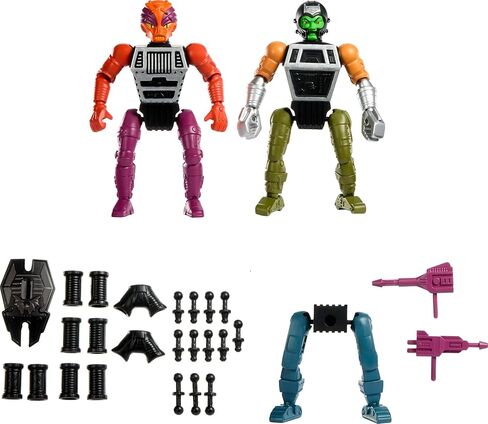 لعبة Masters of The Universe Origins Action Figure Deluxe Multi Bot، روبوت شرير مقاس 5.8 بوصة مزود بأسلحة، تصميم تفصيلي مع 43 قطعة معيارية (حصريًا لأمازون) in Kuwait