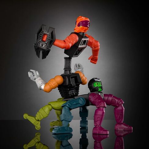 لعبة Masters of The Universe Origins Action Figure Deluxe Multi Bot، روبوت شرير مقاس 5.8 بوصة مزود بأسلحة، تصميم تفصيلي مع 43 قطعة معيارية (حصريًا لأمازون) in Kuwait