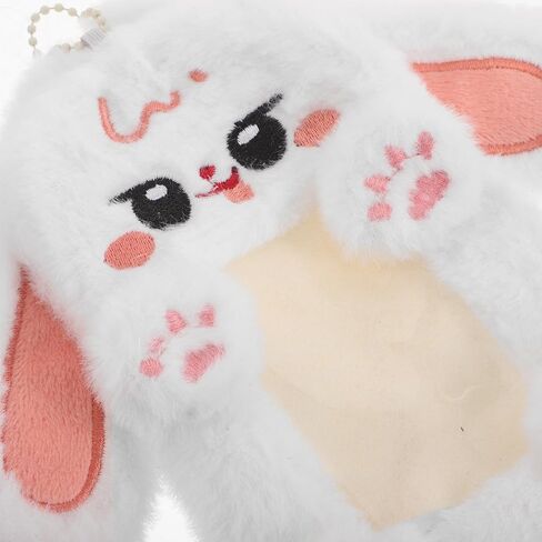 2pcs Plush Stuffed Animal Card Holder, Cute Cartoon Photo Frame Sleeve for Student, Kids, and Bag Ornaments, for Parties, Birthday, Festival Decoration in Saudi Arabia