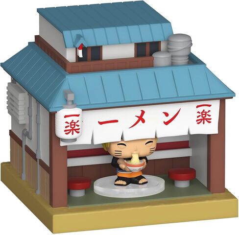 Funko Pop! Bitty Town: Naruto Shippuden - Ichiraku Ramen - Naruto Uzumaki - 0.9 Inch and 2 Inch (5.1 Cm) - Anime Collectable - Gift Idea - Toys for Kids & Adults in Saudi Arabia