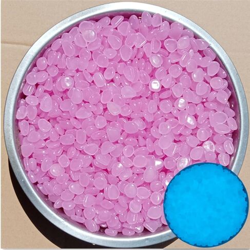 150 PCS Luminous Stones – Mixed Color Glow Rocks Decorations DIY Decorative Pebbles for Aquarium Fish Tank Sidewalk Garden Path Patio Terrace Lawn Yard Ornaments Colorful Cobbles Decor (Pink) in Saudi Arabia