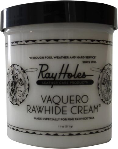 Ray Holes Leather Care Products Vaquero Rawhide Cream, Ideal For Conditioning And Water-Proofing Rawhide and Other Fine and Exotic Leathers, Pint Container in Saudi Arabia