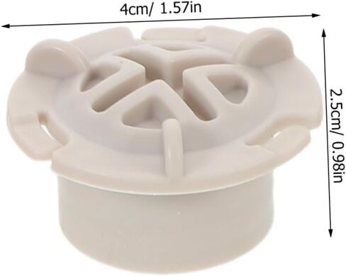 Vaguelly 4pcs Plastic Screw Caps for Indoor Slide Inner Diameter Gray Covers Safety-Enhancing Play Equipment Accessories Protective Nut Covers Easy Installation in Saudi Arabia