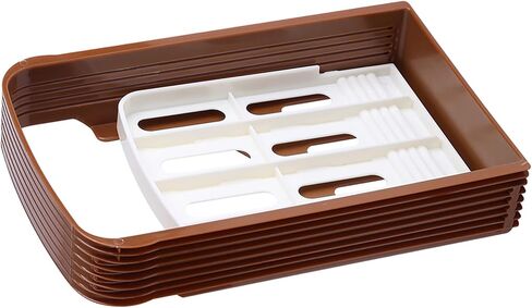Bread Slicer, 4 Slice Thickness Size Toaster Cutter, Foldable Compact Cutting Guide with Stable Tray, Kitchen Sandwich Slicing Tool or Slicing Homemade Bread Sandwich Cake Bagels in Saudi Arabia