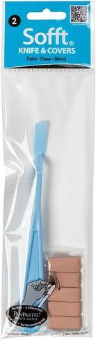 Sofft Artist Tools by GOLDEN, Sofft Knife & 5 Covers - Flat (No. 2), Professional Artist Pastels in Saudi Arabia