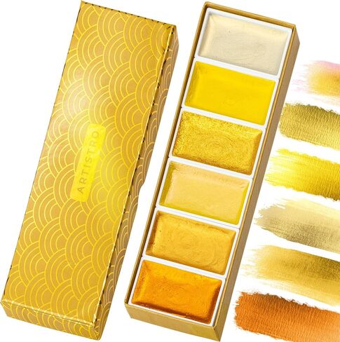 ARTISTRO Professional Watercolor Paint Set for Adults - 48 Pigment-Rich Colors, XL Pans, ASTM-I Lightfastness, High Tinting Strength Watercolor Set for Professionals made by professionals in Kuwait