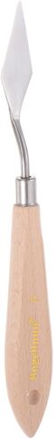 HARFINGTON No.5 Painting Palette Knife Stainless Steel Pointy Spatula Pallet Knife with Beech Wood Handle for Oil Acrylic Paint Canvas Mixing Spreading in Saudi Arabia