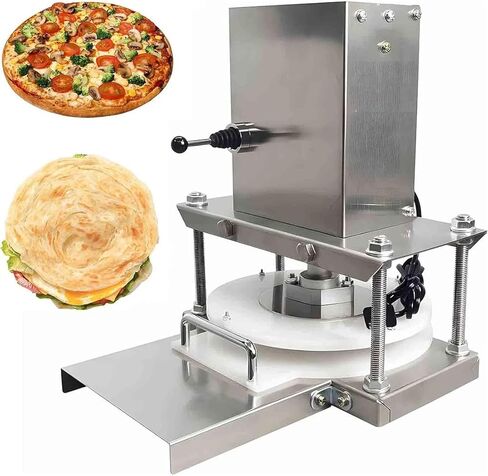 8.6inch Electric Pizza Dough Press Machine, 22cm Household Pizza Dough Pastry Stainless Steel Press Machine in Saudi Arabia