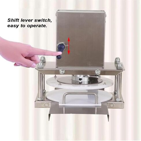 8.6inch Electric Pizza Dough Press Machine, 22cm Household Pizza Dough Pastry Stainless Steel Press Machine in Saudi Arabia