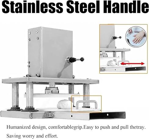 Commercial Dough Roller Sheeter,8.6inch Electric Pizza Dough Roller Machine,Automatically Suitable for Noodle Pizza Bread in Saudi Arabia