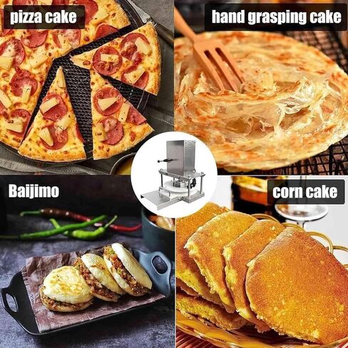 Commercial Dough Roller Sheeter,8.6inch Electric Pizza Dough Roller Machine,Automatically Suitable for Noodle Pizza Bread in Saudi Arabia