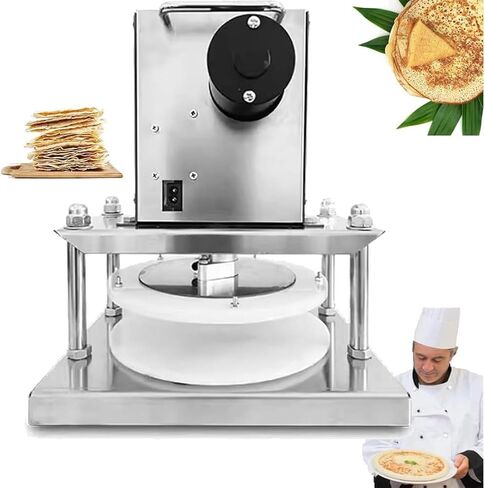 Commercial Electric Dough Press Machine for Pizza and Pastry, Handheld Cake Maker, Effortless Dough Rolling and Pressing Solution in Saudi Arabia
