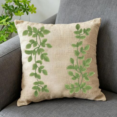 1 Pair Green Leaf Lace Patches Vine Applique Patches Sewing Embroidery Applique for DIY Clothing Jacket Jean Bag Hat Pillow Decoration in Saudi Arabia