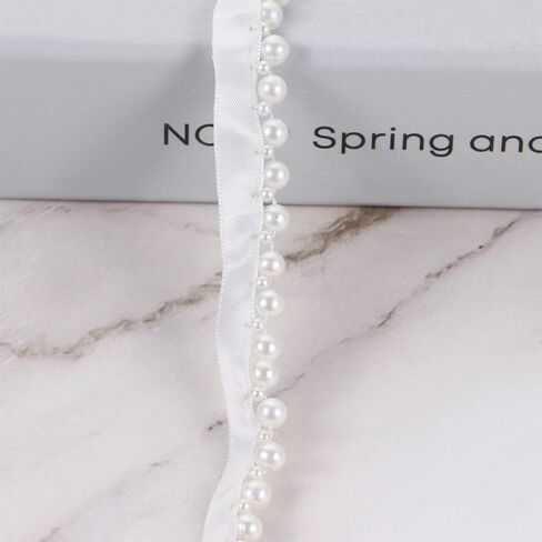 Lace Trim Vintage Beaded Garment Materials Bridal Applique Headdress Craft DIY Sewing Accessories(#H) in Saudi Arabia
