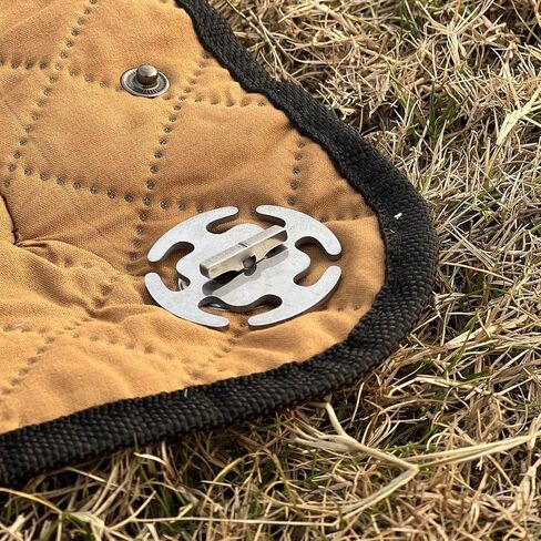 Drfeify Wind Rope Buckles, 4pcs 4cm 420 Stainless Steel Round Tent Rope Adjusters for Backpacking Camping Outdoor in Saudi Arabia