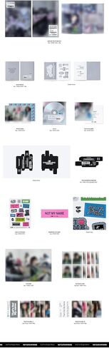 ILLIT NOT CUTE ANYMORE الألبوم المنفرد الأول [NOT MY NAME Ver.] كتاب الصور + قرص مضغوط + 2 بطاقة صور + مجموعة صور الهوية + وحدة كتاب الصور in Kuwait