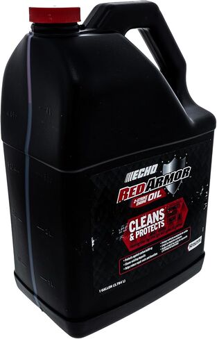 Echo 6550050 Red Armor Oil Mix 2-Cycle/2-Stroke High Performance, Semi-Synthetic, Clean and Protect Against Carbon Build Up, Outdoor Power Equipment Engine Formula 128 fl oz (1 Gal. - 4 Pack.) in Saudi Arabia