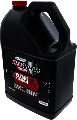 Echo 6550050 Red Armor Oil Mix 2-Cycle/2-Stroke High Performance, Semi-Synthetic, Clean and Protect Against Carbon Build Up, Outdoor Power Equipment Engine Formula 128 fl oz (1 Gal. - 4 Pack.) in Saudi Arabia