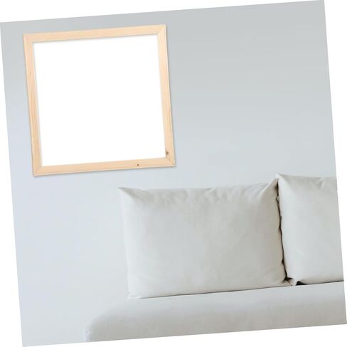 Wood Stretching Bars: 40x40cm Wooden Canvas Frame with Nails for Oil Painting & Posters - DIY Stretcher Bars for Wall Decor in Saudi Arabia