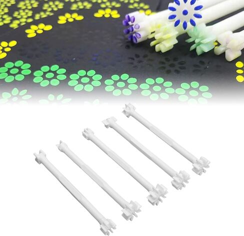 CHICIRIS 5PCS Flower Petal Tools, Flower Dotting Tools for Dot Painting, Sturdy Petal Pens with 10 Shapes, Ergonomic Design for Art Embossing, DIY with Easy Washing in Saudi Arabia