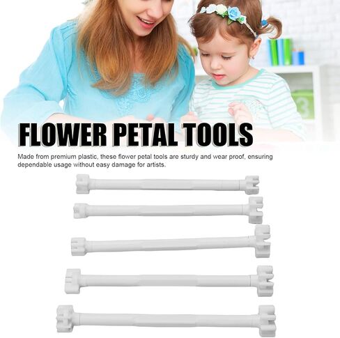 CHICIRIS 5PCS Flower Petal Tools, Flower Dotting Tools for Dot Painting, Sturdy Petal Pens with 10 Shapes, Ergonomic Design for Art Embossing, DIY with Easy Washing in Saudi Arabia