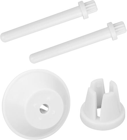 مجموعة 4 قطع من أغطية دبوس البكرة لآلات الخياطة المغنية، وأغطية بديلة بلاستيكية وملحقات أجزاء دبوس البكرة المساعدة المتوافقة مع المغني 2263 3116 3323 4423 4452 8280 (أبيض) in Kuwait