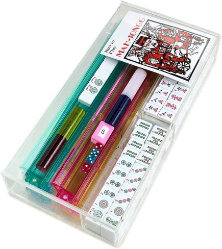 Women's Lucite Mah-Jongg Game Set in Saudi Arabia