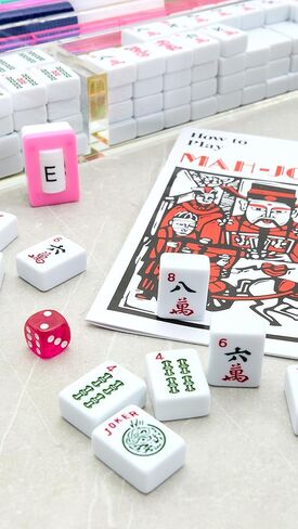 Women's Lucite Mah-Jongg Game Set in Saudi Arabia