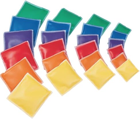 Spectrum™ Vinyl 4" Square Beanbags, 4in (Set of 12) in Saudi Arabia
