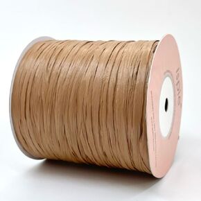 Raffia Yarn for Crochet, NOT Paper Genuine Rayon Raffia 1/4'' (Kraft) in Kuwait