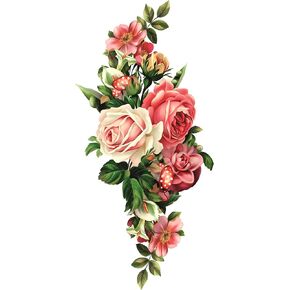 ورق أرز ذاتي اللصق لديكور الديكوباج مقاس 11.22 × 15.55، أوراق حرفية قابلة للتقشير واللصق مع أنماط زهرية عتيقة، لا حاجة إلى غراء قابل للإزالة وقابل لإعادة تعيين موضعه من أجل أثاث فني جداري وديكور منزلي PRT2 (2169) in Kuwait