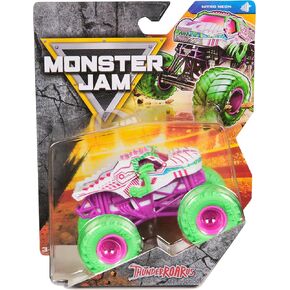 Monster Jam, Official ThunderROARus Monster Truck, Die-Cast Vehicle, 1:64 Scale, Kids Toys for Boys Ages 3 and up in Kuwait