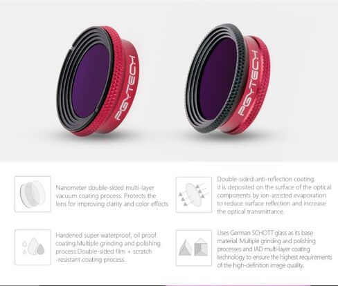 PGYTECH Filter Pro Combo 6er Set for DJI Mavic Air in Saudi Arabia