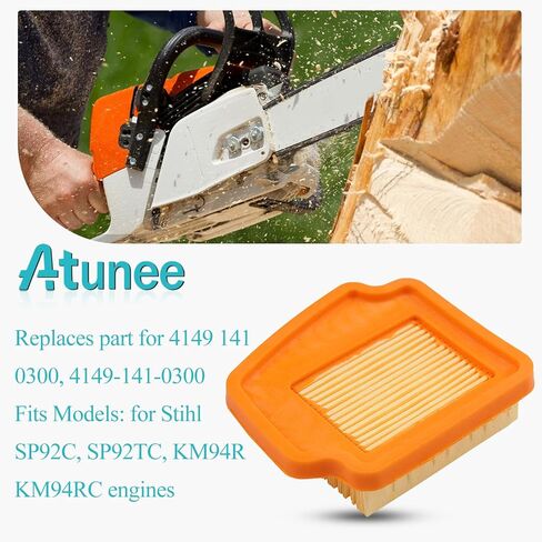 Air Fil-ter for Stihl SP 92 C SP 92 TC KM 94 R KM 94 RC Engines Parts Replace 4149 141 0300-2PCS in Saudi Arabia
