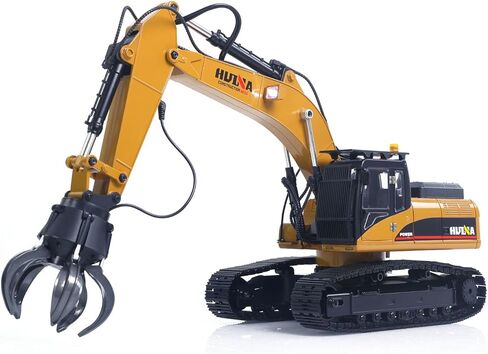 TOUCAN RC HOBBY US متوفر في المخزون 1/14 نموذج حفارة معدنية HUINA ترقية جديدة 580 مركبة هندسية الكرة الكهربائية المنتزع 360 أضواء صوت مخلب القص الدوارة للأعمار من 14 عامًا فما فوق هدية in Kuwait