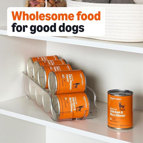 Amazon Basics Wet Dog Food Meaty Loaf Variety Pack, Filet Mignon Flavor and Chicken & Rice Dinner, Made with Real Chicken and Beef, 13.2 oz can, (6 cans of Each Flavor, 12 cans in Total) in Saudi Arabia