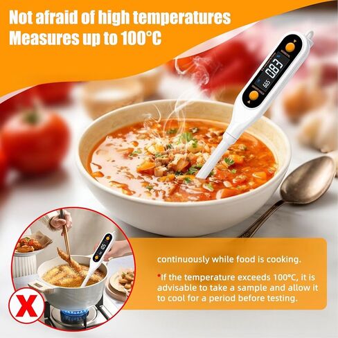 Diydeg Digital Salinity Meter for Saltwater Aquarium, 5 in 1 Salinity PH Temp EC and TDS Meter with Led Display, Digital Hydrometer Analysis, Water Quality Tester for Food in Saudi Arabia