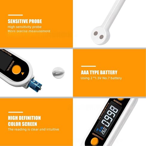 Diydeg Digital Salinity Meter for Saltwater Aquarium, 5 in 1 Salinity PH Temp EC and TDS Meter with Led Display, Digital Hydrometer Analysis, Water Quality Tester for Food in Saudi Arabia
