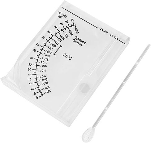 Square Salt Water Hydrometer, Precise Seawater Salt Content Meter for Sea Fish Comfortable Test Tools in Saudi Arabia