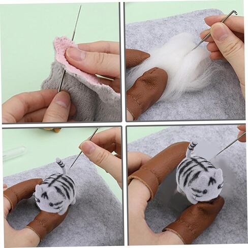 Needle Felting Kit, Animals Needle Felting Kits for Beginners, Cute Cat DIY Felting Wool and Needles Set with Instruction for Needle Felting Craft Project Needle Felting Kits for Beginners Felting in Saudi Arabia
