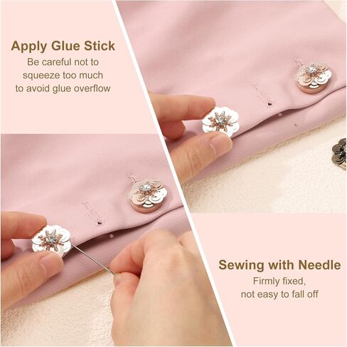 uxcell 15Pcs Sequin Beaded Flowers Patches, 30mm Handmade Paillette Crystal Applique Sewing Beaded Flower Applique for Dress Bags Headband Decor, Silver in Saudi Arabia