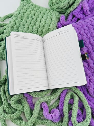 A5 Lined Hardcover Notebook, 360 Pages Ruled Paper | Ideal for School & Office Use, Dark Blue in Saudi Arabia