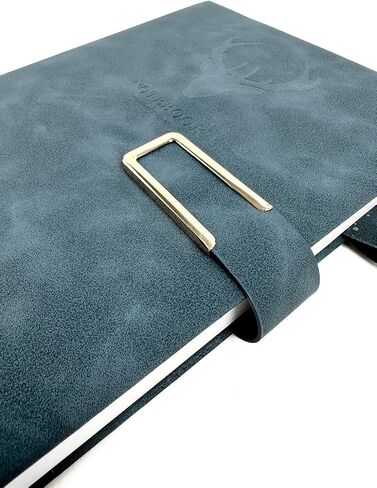 A5 Lined Hardcover Notebook, 360 Pages Ruled Paper | Ideal for School & Office Use, Dark Blue in Saudi Arabia