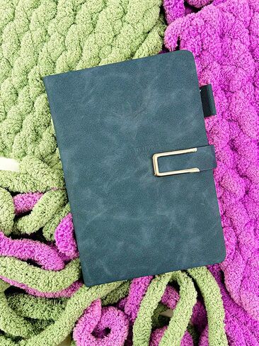 A5 Lined Hardcover Notebook, 360 Pages Ruled Paper | Ideal for School & Office Use, Dark Blue in Saudi Arabia