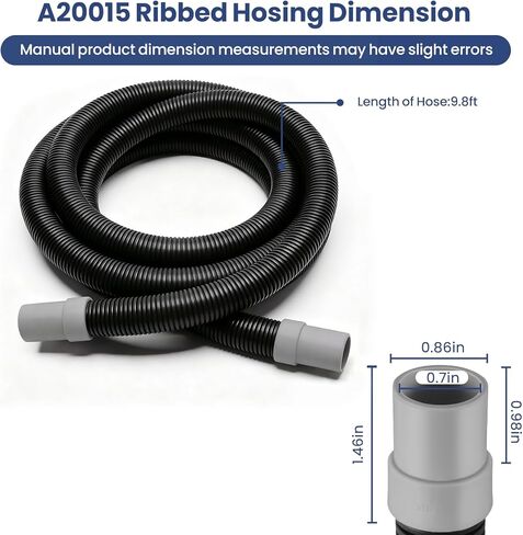 خرطوم مضلع A20015، خرطوم بديل بطول 9.8 قدم، أنابيب فلتر حوض السمك لمرشحات علبة فلوفال 304/305/306/307 و404/405/406/407 in Kuwait