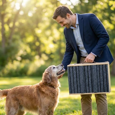 Dog Ramp for Couch, Foldable Small Dog Ramp for Low Bed, 4 Adjustable Height from 13‘‘ to 21“, Portable Stable Pet Steps with Non-Slip Pad, Pet Ramps Use for Sofa Couch Stairs in Saudi Arabia